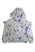 A White Rain Jackets from Monnalisa in size 8Y for girl. (Back View)