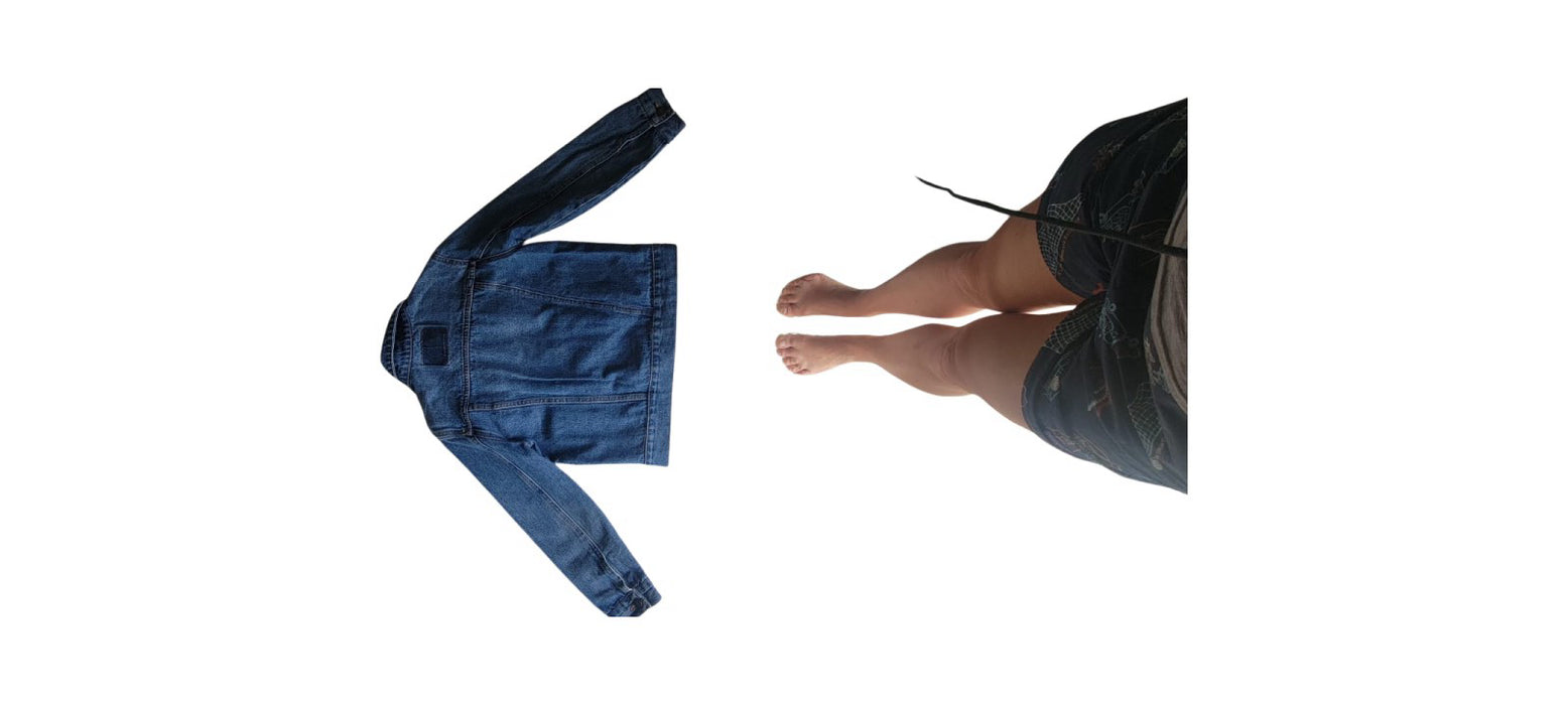 A Blue Lightweight Jackets from Levi's in size 8Y for neutral. (Back View)