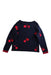 A Navy Long Sleeve Shirts from Jacadi in size 4T for girl. (Back View)