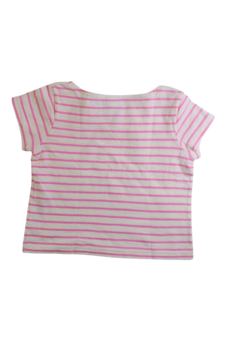 A Pink Short Sleeve T Shirts from Petit Bateau in size 3T for girl. (Back View)