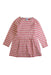 A White Long Sleeve Dresses from Petit Bateau in size 4T for girl. (Front View)