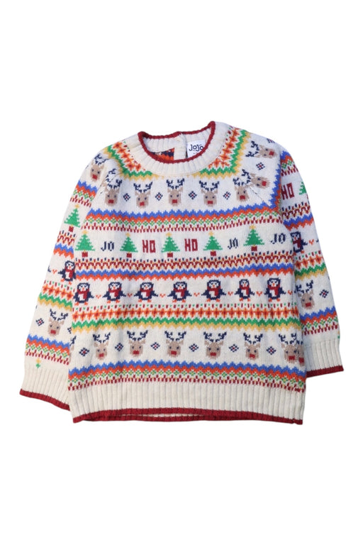 A Multicolour Knit Sweaters from Jojo Maman Bébé in size 4T for girl. (Front View)