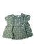 A Green Short Sleeve Dresses from Little Cotton Clothes in size 4T for girl. (Front View)