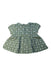 A Green Short Sleeve Dresses from Little Cotton Clothes in size 4T for girl. (Back View)