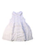 A White Sleeveless Dresses from Little Cotton Clothes in size 4T for girl. (Front View)