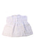 A White Short Sleeve Dresses from Little Cotton Clothes in size 4T for girl. (Back View)