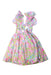 A Multicolour Sleeveless Dresses from Jacadi in size 4T for girl. (Back View)