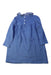 A Blue Long Sleeve Dresses from Marie Puce in size 4T for girl. (Back View)