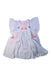 A Blue Short Sleeve Dresses from Louise Misha in size 4T for girl. (Front View)