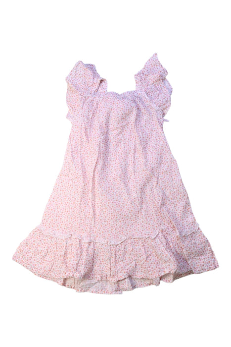 A Pink Sleeveless Dresses from Babidu in size 5T for girl. (Front View)