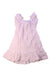 A Pink Sleeveless Dresses from Babidu in size 5T for girl. (Front View)