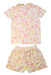 A Multicolour Shorts Sets from Misha & Puff in size 5T for girl. (Back View)