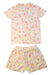 A Multicolour Shorts Sets from Misha & Puff in size 5T for girl. (Back View)