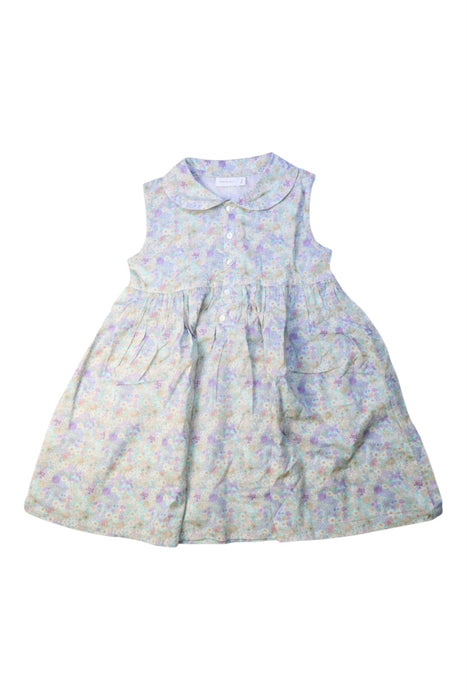 A Multicolour Sleeveless Dresses from Jamie Kay in size 5T for girl. (Front View)