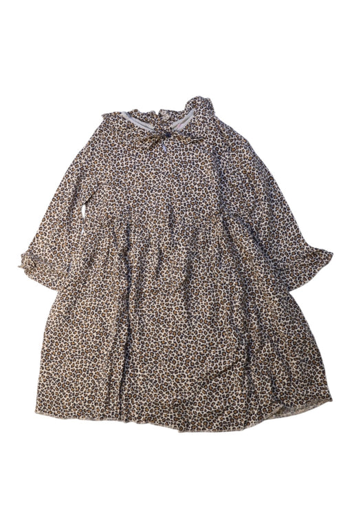 A Brown Long Sleeve Dresses from Bonpoint in size 4T for girl. (Front View)