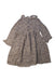 A Brown Long Sleeve Dresses from Bonpoint in size 4T for girl. (Back View)
