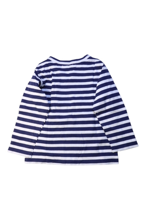 A Navy Long Sleeve T Shirts from Comme des Garcons in size 4T for girl. (Back View)