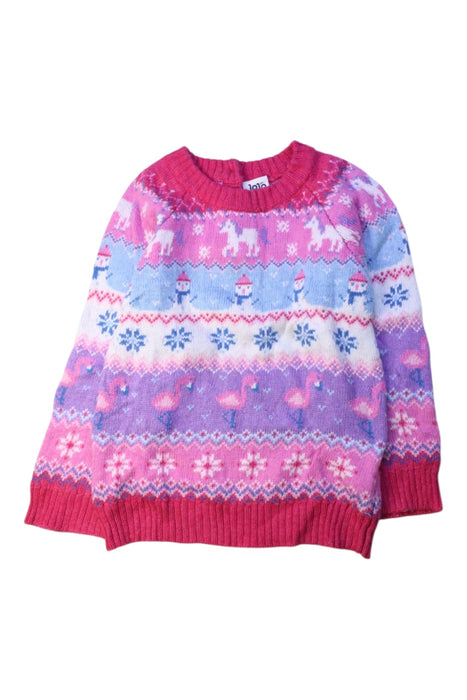 A Multicolour Knit Sweaters from Jojo Maman Bébé in size 4T for girl. (Front View)