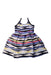 A Multicolour Sleeveless Dresses from Beau Loves in size 4T for girl. (Front View)