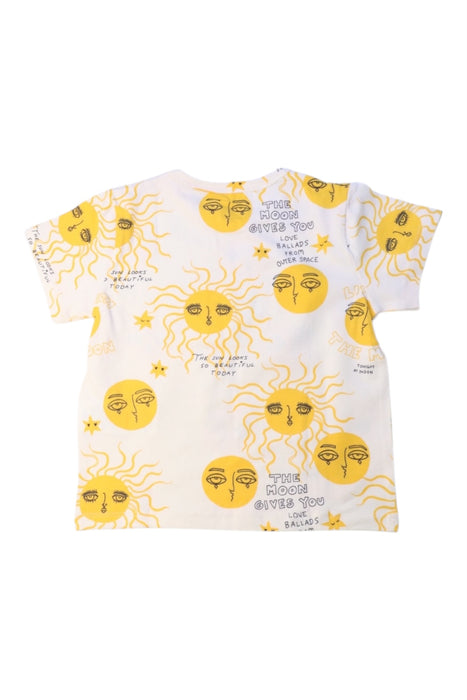 A White Short Sleeve T Shirts from Mini Rodini in size 2T for girl. (Back View)