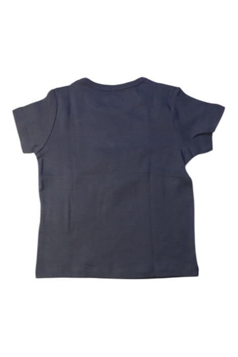 A Navy Short Sleeve T Shirts from Mini Rodini in size 2T for girl. (Back View)