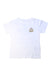A White Short Sleeve T Shirts from Adidas in size 6T for boy. (Front View)