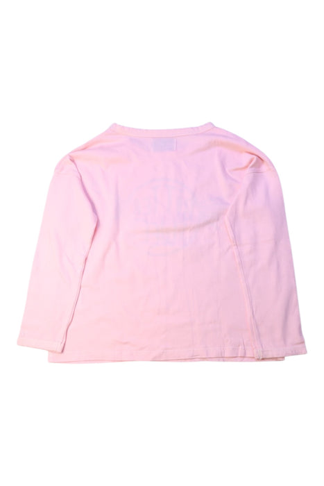 A Pink Long Sleeve T Shirts from Bobo Choses in size 4T for girl. (Back View)
