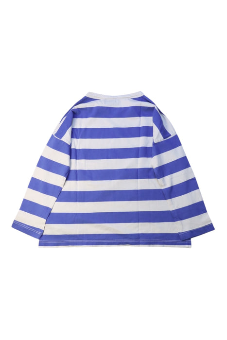 A Blue Long Sleeve T Shirts from Bobo Choses in size 4T for girl. (Back View)