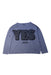 A Blue Long Sleeve T Shirts from Bobo Choses in size 4T for girl. (Front View)
