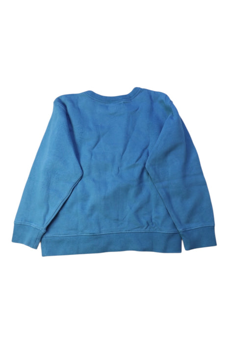 A Blue Crewneck Sweatshirts from Bonton in size 4T for girl. (Back View)