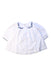 A White Long Sleeve Shirts from Little Cotton Clothes in size 4T for girl. (Front View)