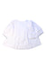 A White Long Sleeve Shirts from Little Cotton Clothes in size 4T for girl. (Back View)