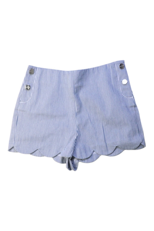 A Blue Shorts from Jacadi in size 4T for girl. (Front View)