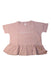 A Pink Short Sleeve Tops from Rylee + Cru in size 4T for girl. (Front View)