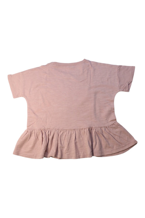 A Pink Short Sleeve Tops from Rylee + Cru in size 4T for girl. (Back View)