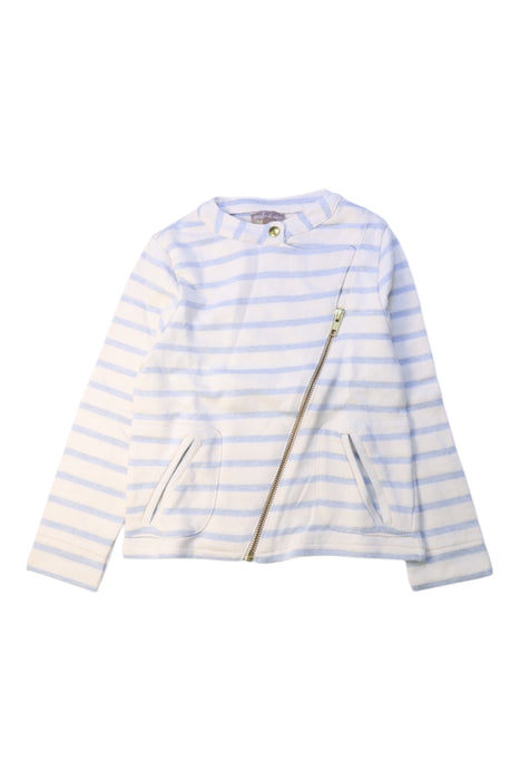 A White Lightweight Jackets from Emile et Ida in size 4T for girl. (Front View)