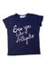A Navy Short Sleeve T Shirts from Mini Rodini in size 2T for girl. (Front View)