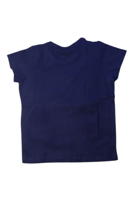 A Navy Short Sleeve T Shirts from Mini Rodini in size 2T for girl. (Back View)
