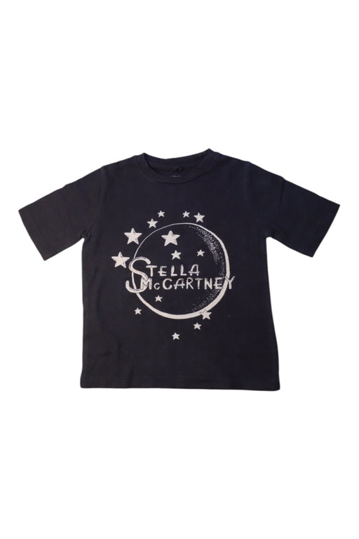 A Black Short Sleeve T Shirts from Stella McCartney in size 4T for girl. (Front View)