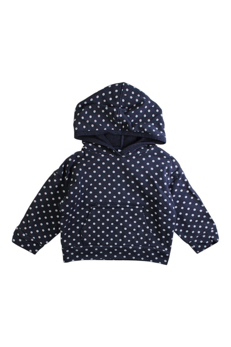 A Navy Hooded Sweatshirts from Petit Bateau in size 3T for girl. (Front View)