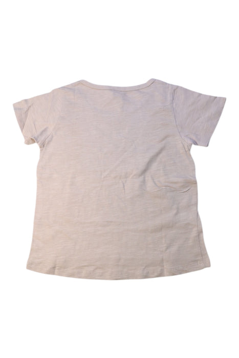 A Beige Short Sleeve T Shirts from Rylee + Cru in size 4T for neutral. (Back View)