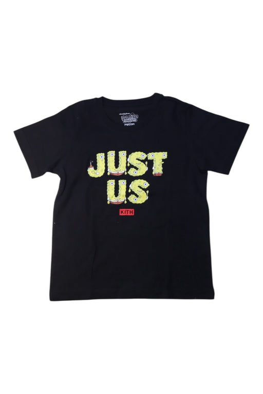 A Black Short Sleeve T Shirts from Kith in size 4T for boy. (Front View)
