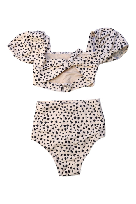 A White Bikinis from Shade Critters in size 4T for girl. (Back View)