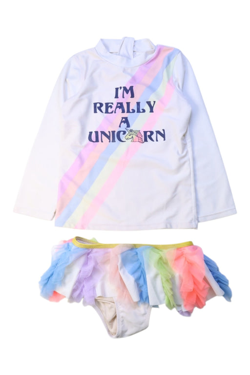 A Multicolour Swim Sets from Shade Critters in size 4T for girl. (Front View)