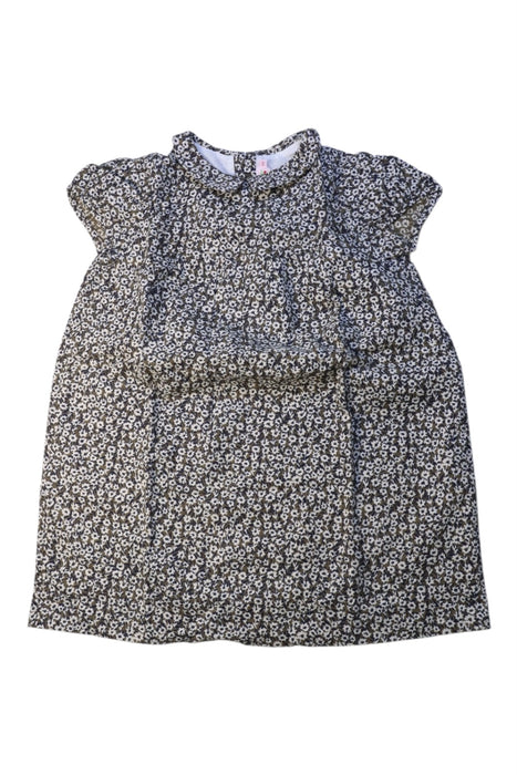 A Black Short Sleeve Dresses from Bonpoint in size 4T for girl. (Front View)