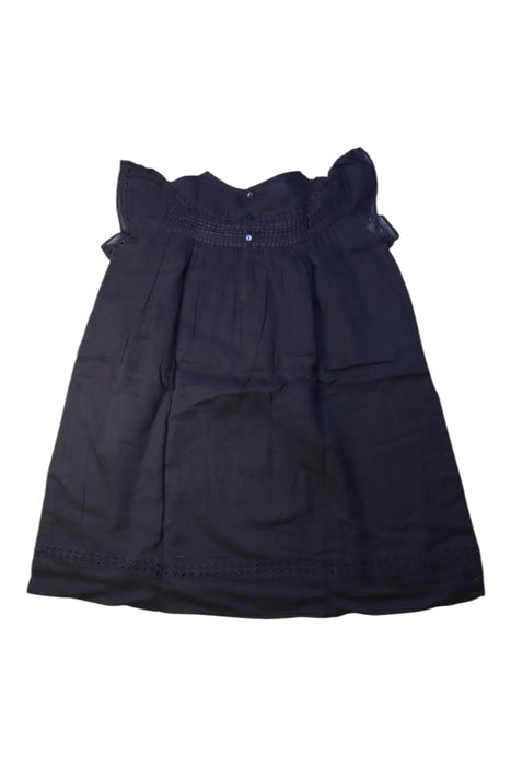 A Black Sleeveless Dresses from Bonpoint in size 3T for girl. (Back View)