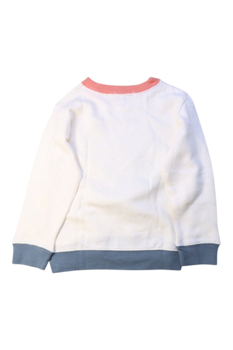A White Crewneck Sweatshirts from Stella McCartney in size 4T for girl. (Back View)