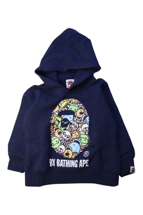 A Multicolour Hooded Sweatshirts from Bape by A Bathing Ape in size 2T for neutral. (Front View)