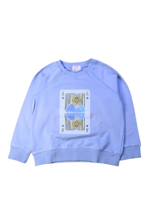 A Blue Crewneck Sweatshirts from Morley in size 4T for boy. (Front View)