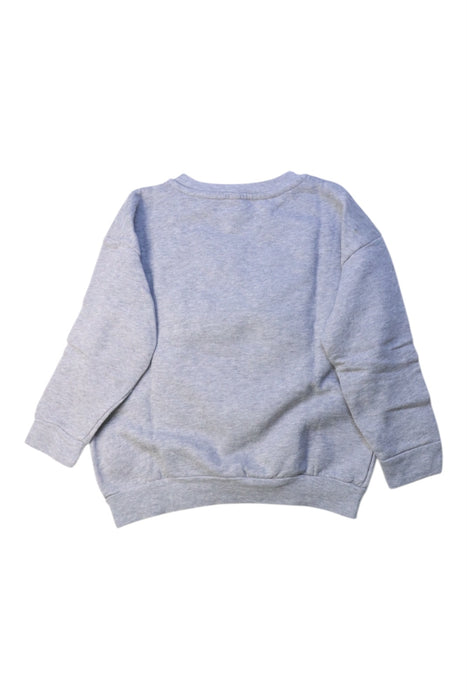 A Grey Crewneck Sweatshirts from Popupshop in size 4T for neutral. (Back View)